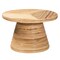 Bali & Pari Bella Modern Bohemian Natural Rattan and Mahogany Wood Coffee Table 243-13564-ZORO - alternate 1